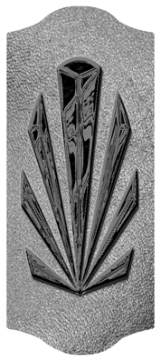 DARAY-C-602-BK-SH-SL Black Sunburst Shimmer Silver